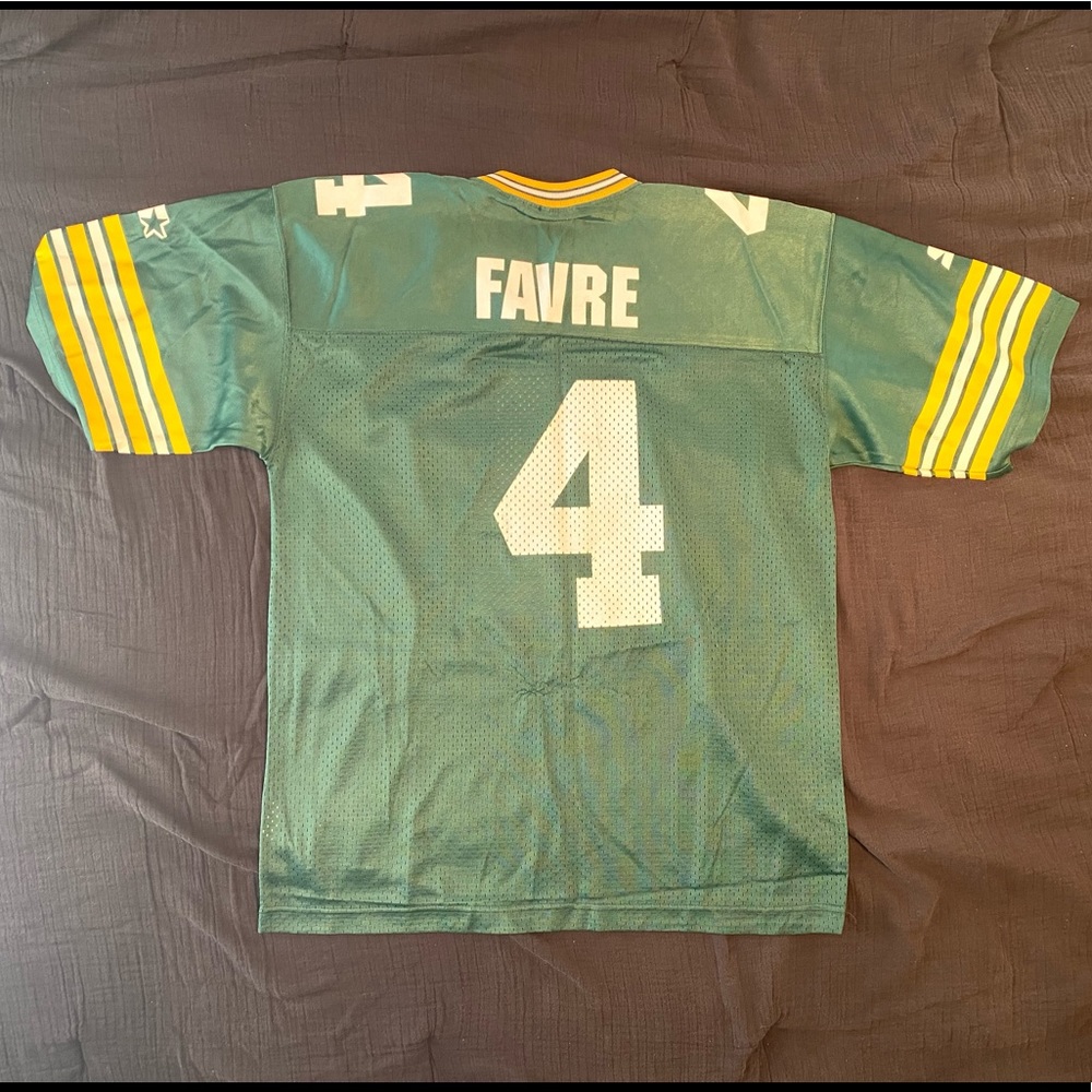 Brett Favre #4 Green Bay Packers Football Jersey